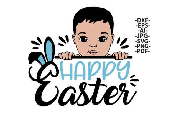 Download Happy Easter Svg, Peekaboo Boy Svg - Peekaboo Collection