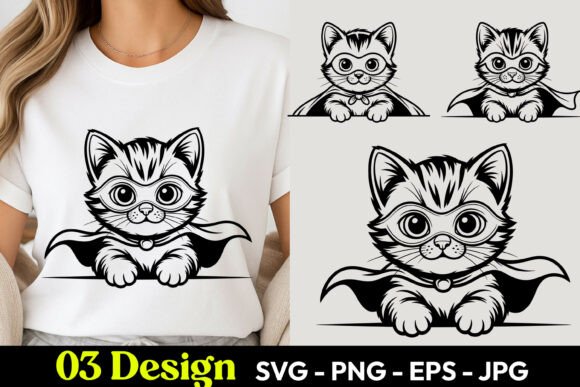 Download Peekaboo Kitten SVG PNG - Peekaboo Collection