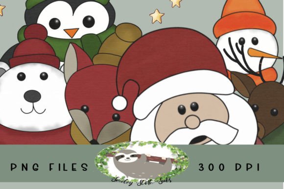 Download Peekaboo Christmas Characters - Peekaboo Collection