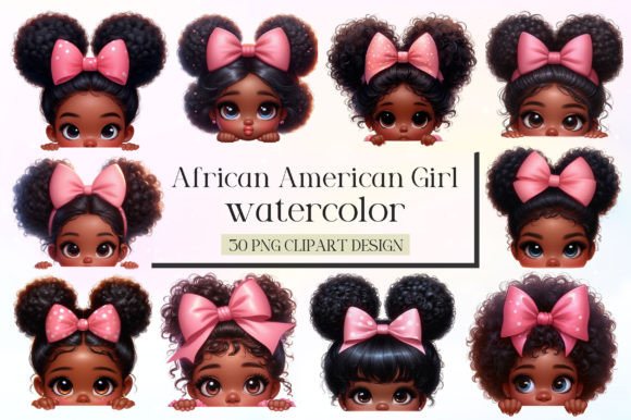 Download Peekaboo African Black Girl Clipart - Peekaboo Collection